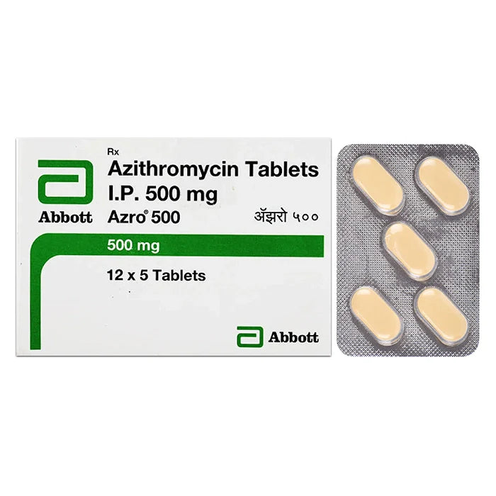Azro 500 Tablet – Azithromycin 500mg Antibiotic for Bacterial Infections