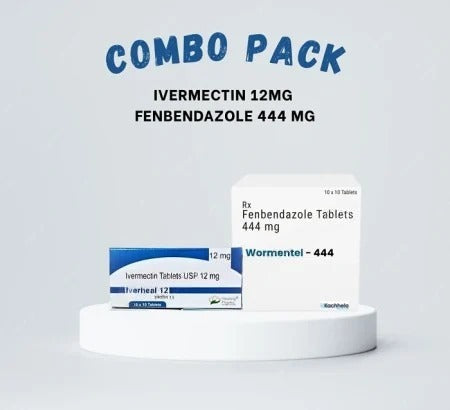 Ivermectin Fenbendazole 444 Combo Pack antiparasitic tablets
