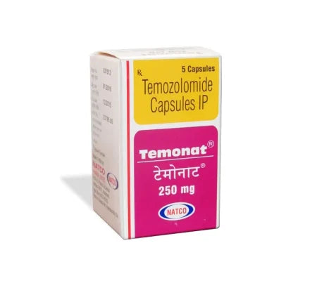 Temonat 20 MG Temozolomide Capsule blister strip