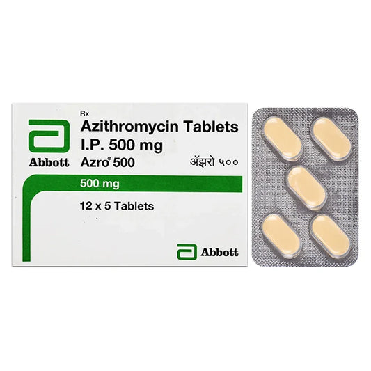 Azro 500 Tablet – Azithromycin 500mg Antibiotic for Bacterial Infections