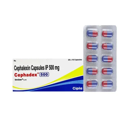 Cephadex 500mg Tablet – Cephalexin 500mg Cephalosporin Antibiotic for Bacterial Infections