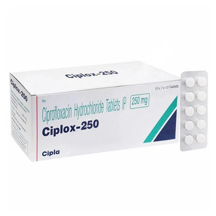Ciplox 250mg Tablet – Cipla Ciprofloxacin 250mg Antibiotic for Mild Bacterial Infections