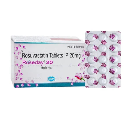 Roseday 40 mg Tablet for heart and blood pressure management – Buy Online at MedsPrimeHub