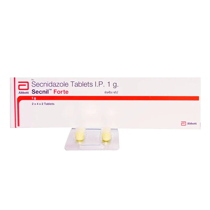 Secnil Forte 1000mg Tablet – Secnidazole 1000mg Antiprotozoal for Parasitic Infections