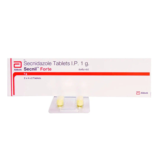 Secnil Forte 1000mg Tablet – Secnidazole 1000mg Antiprotozoal for Parasitic Infections