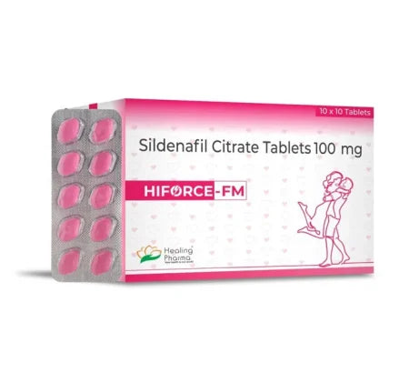 Super Hiforce standard strength ED medication tablet with Sildenafil