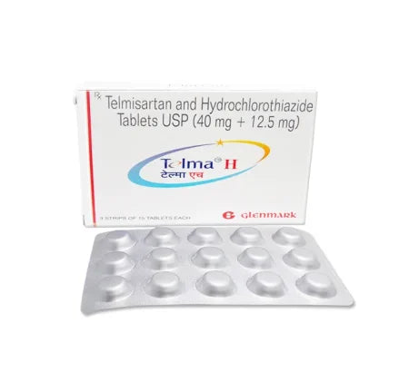 Telma H Tablet for heart and blood pressure management – Buy Online at MedsPrimeHub