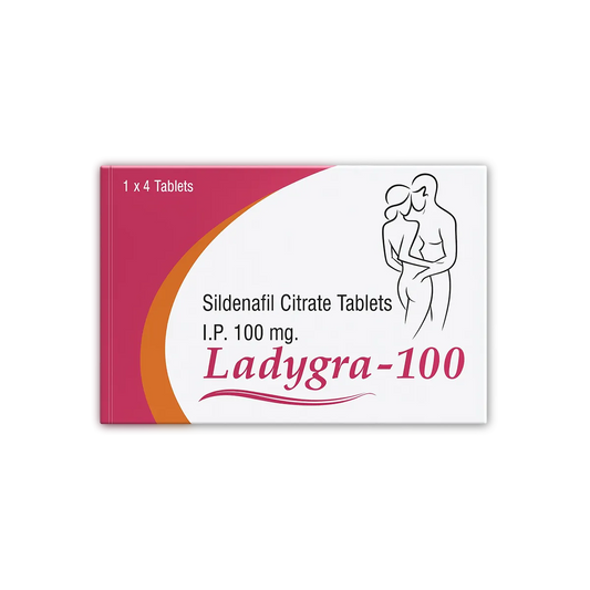 Ladygra 100 Sildenafil standard strength tablet for erectile dysfunction